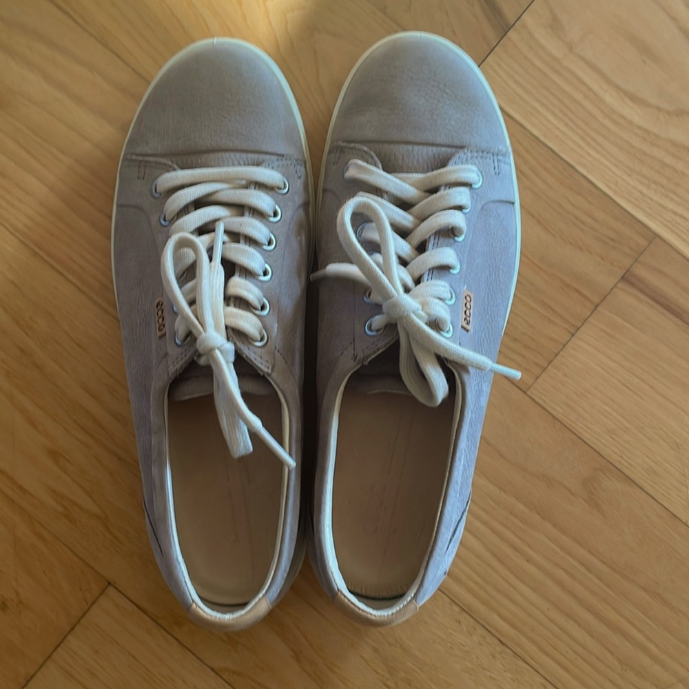 Ecco suede sneakers. Like new condition!!